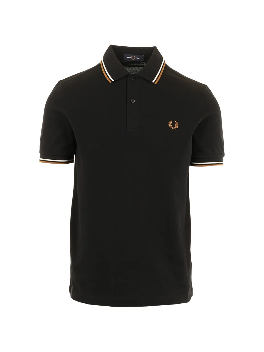 Fred Perry trim-striped polo - Nero