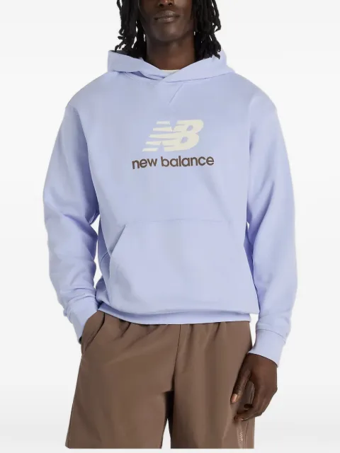New Balance logo-print hoodie