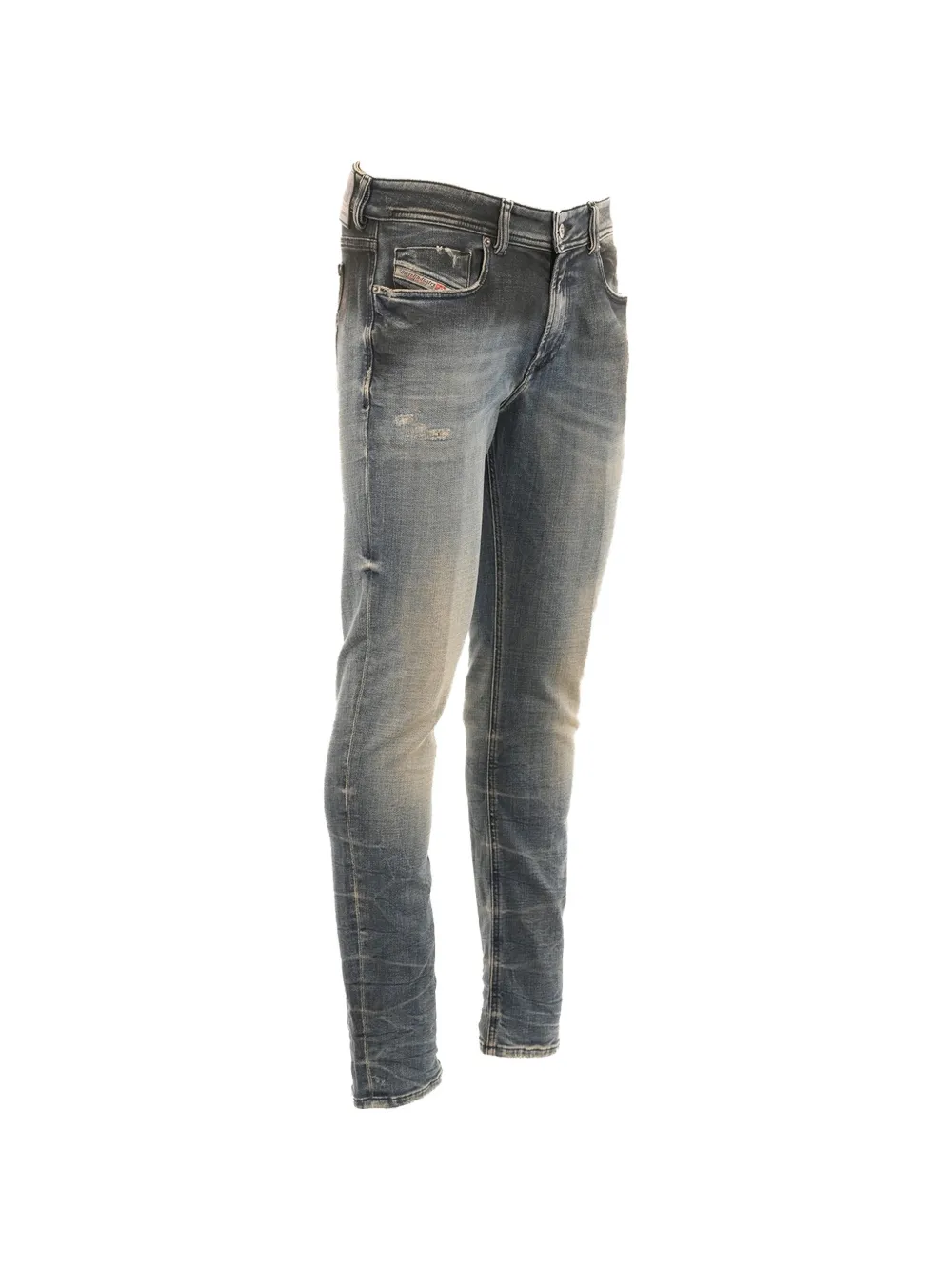 Diesel Gerafelde jeans Blauw