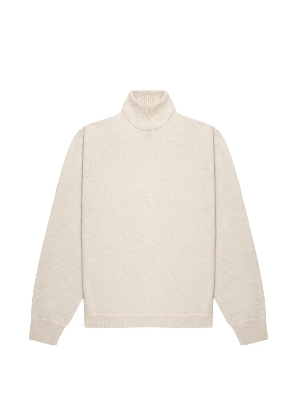 PLACE OF ËLMS Maglione a collo alto con ricamo - Toni neutri