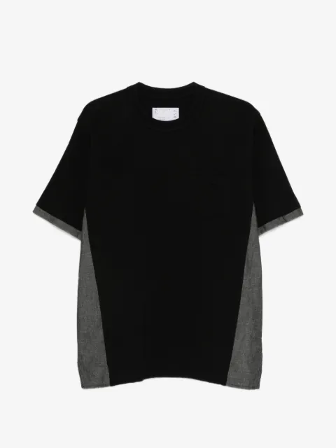 sacai pocket colour-block T-shirt