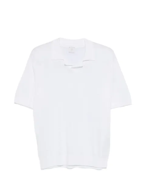 Eleventy short-sleeved polo-collar T-shirt