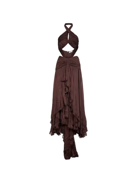 Alina robe plissée à design asymétrique