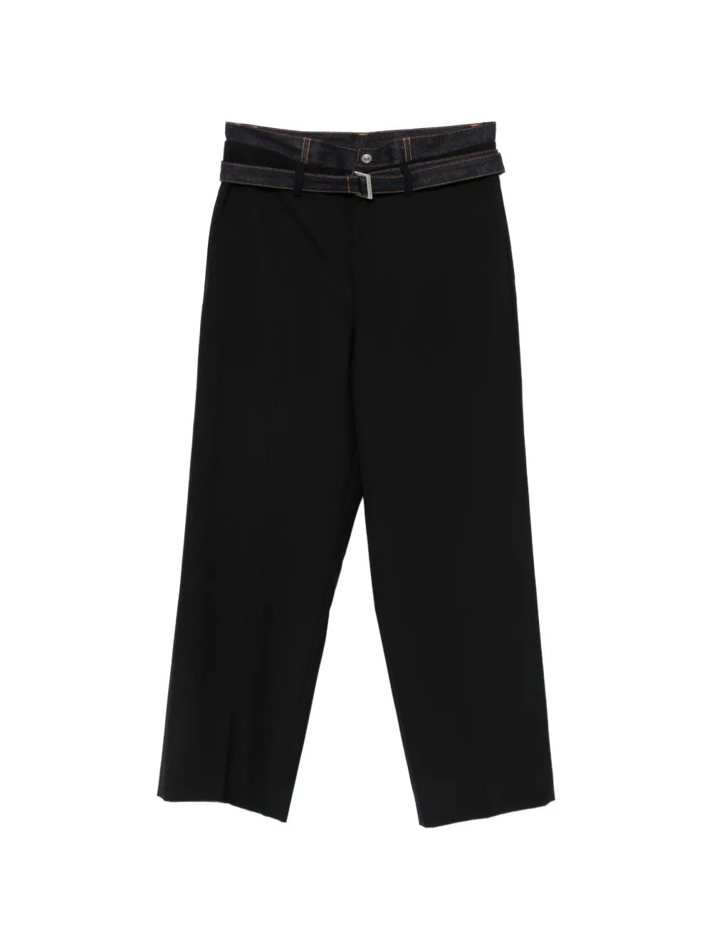 sacai belt trousers - Nero