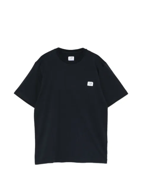 C.P. Company Kids u16 cotton jersey 30/1 short sleeve logo patch T-shirt