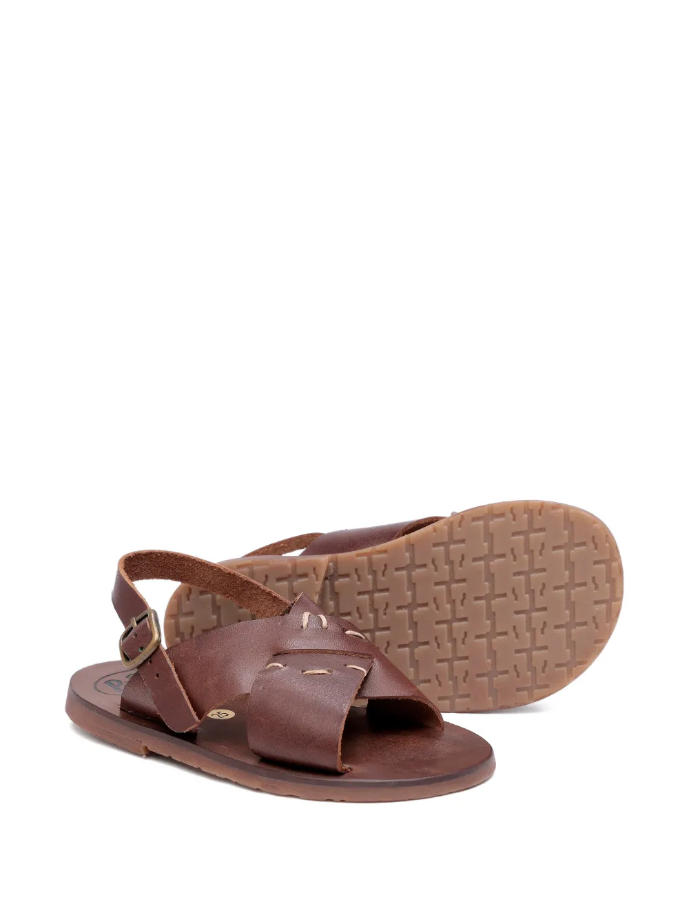 Pèpè Leren sandalen Bruin