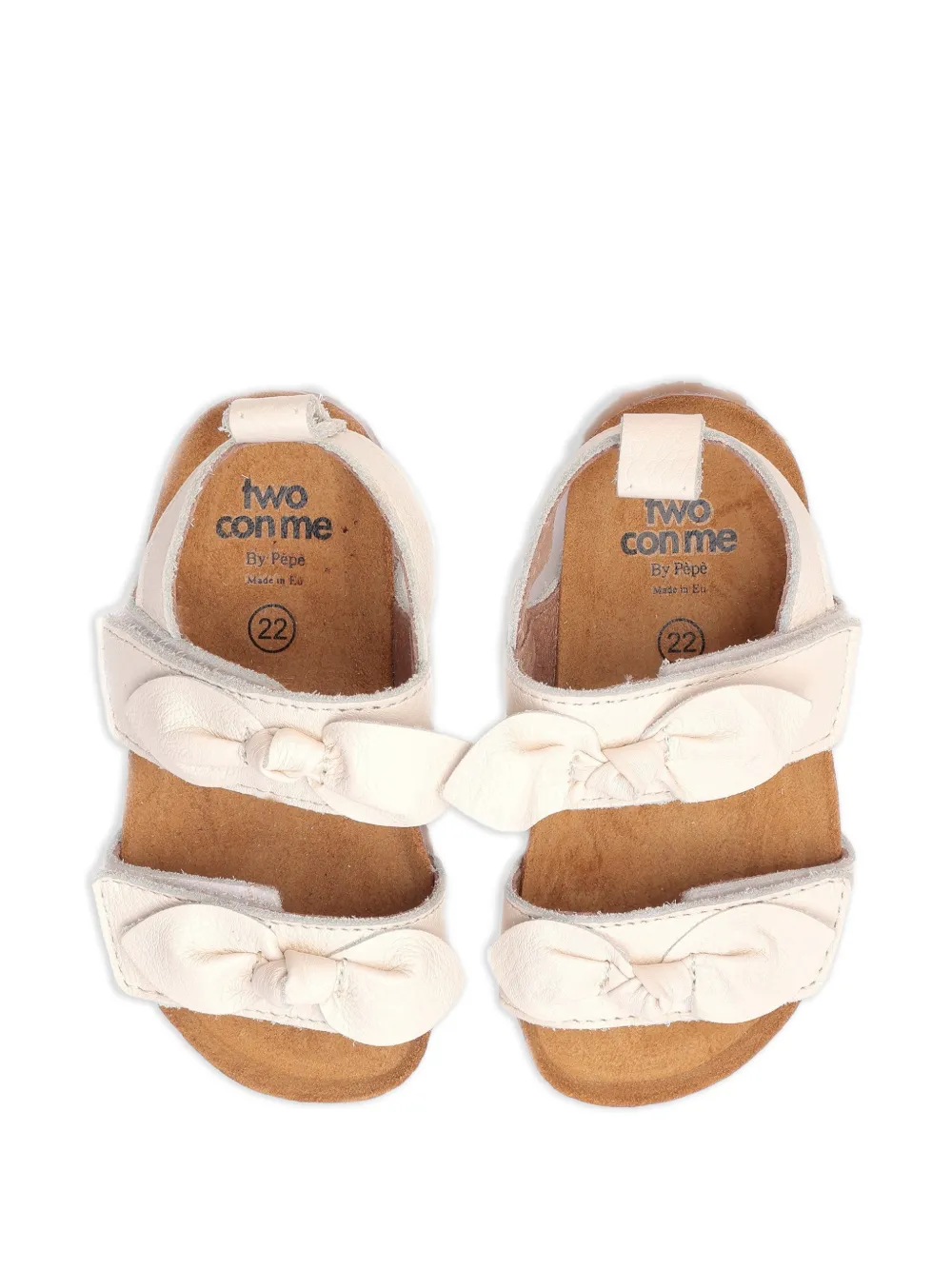 Pèpè Sandalen met strik Beige