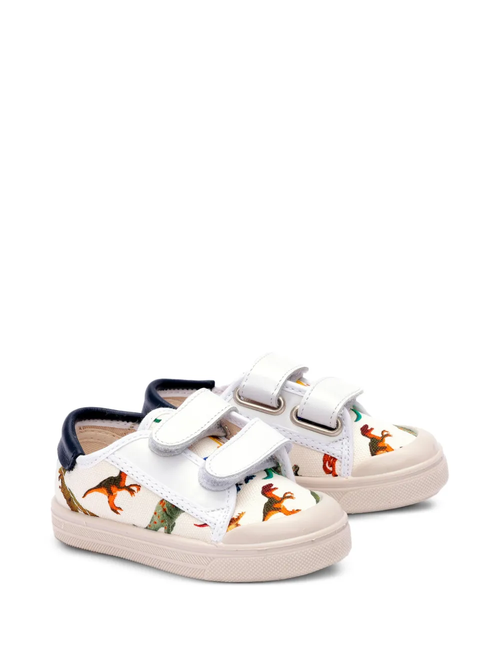 Pèpè dinosaur strap sneakers - Bianco