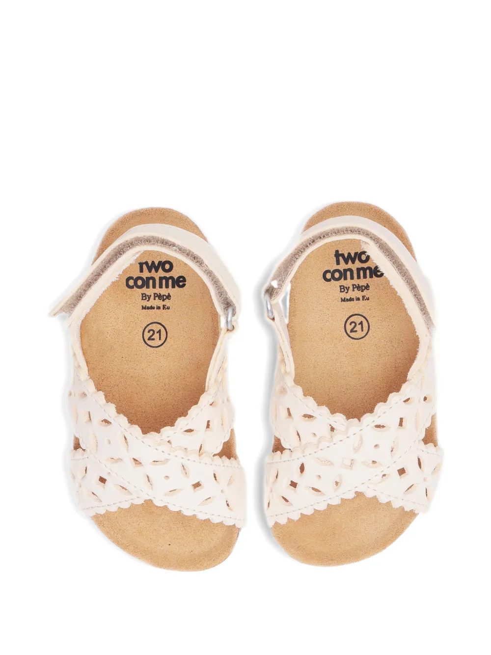 Pèpè Two Con Me sandalen Beige