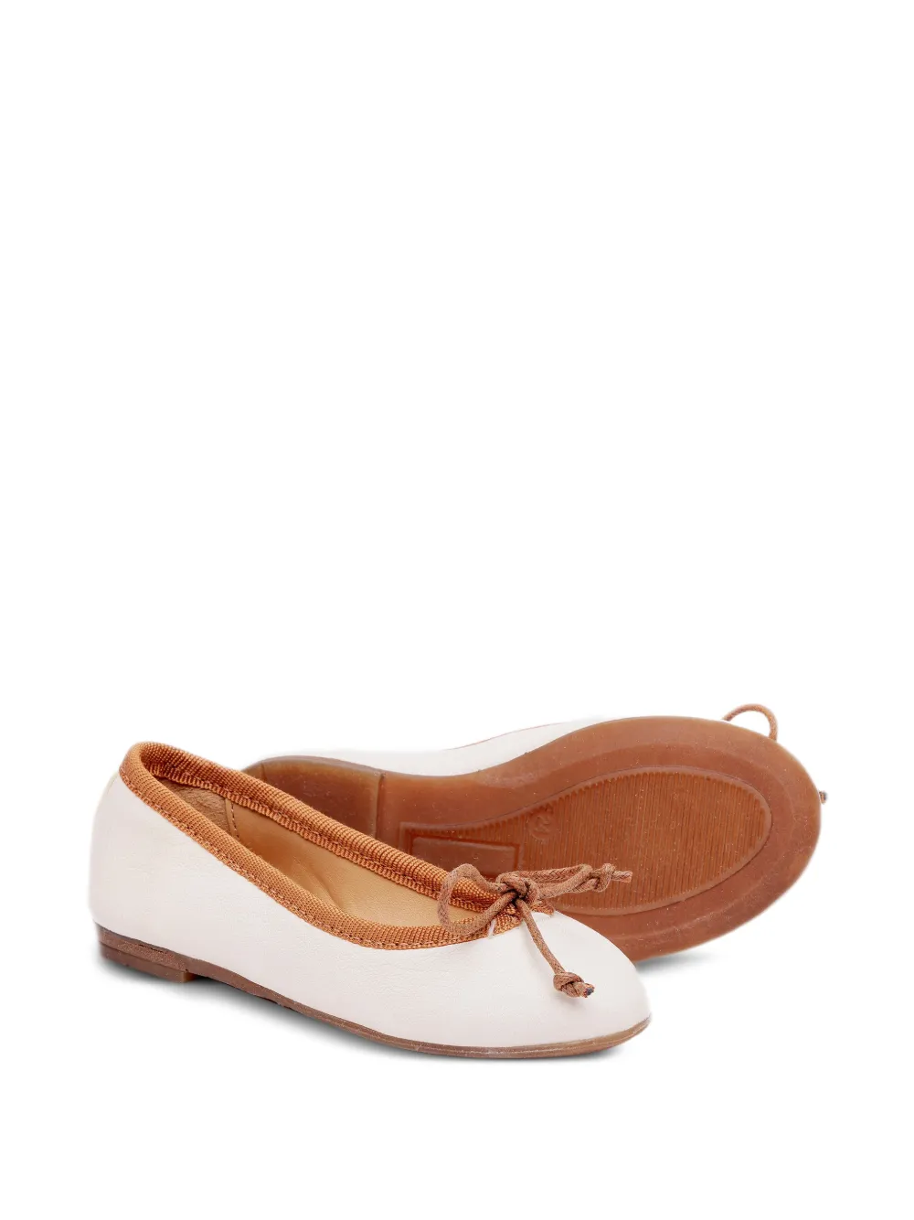 Pèpè Ballerina's met strikdetail Wit