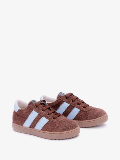 Pèpè stripe velour sneakers