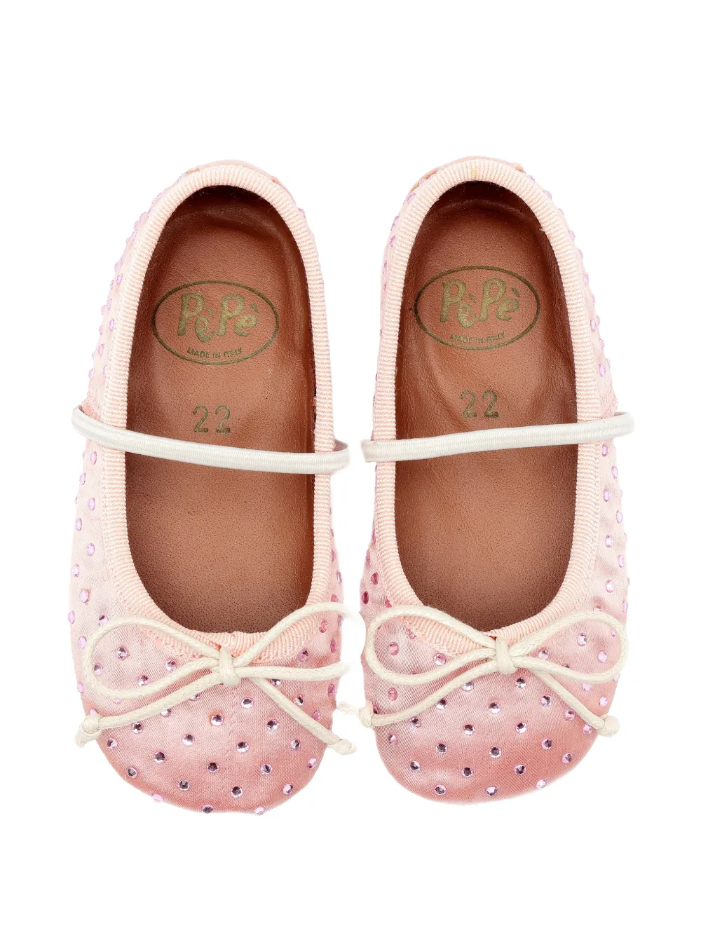 Pèpè Verfraaide ballerina's met strik Roze