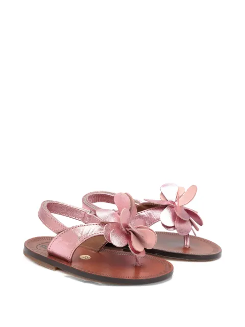 Pèpè sandalias con apliques de flor