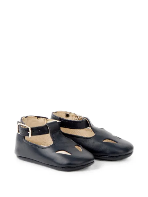 Pèpè T-bar cut-out crib shoes