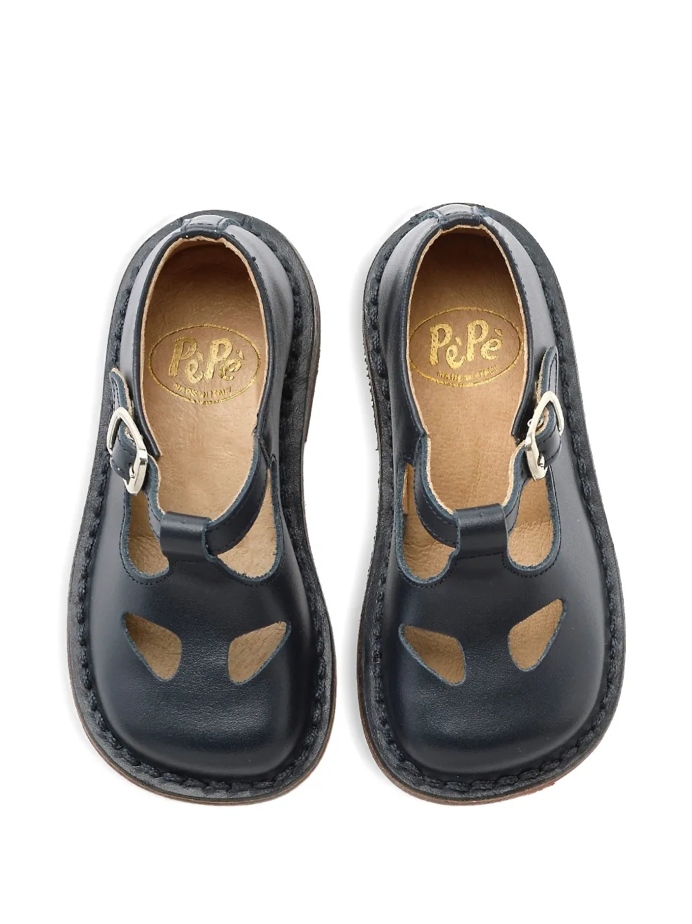 Pèpè Sandalen met gesp Blauw