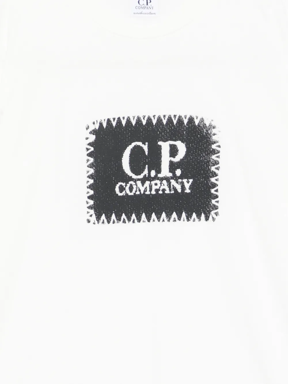  C.p. Company Kids Printed T-shirt - White 