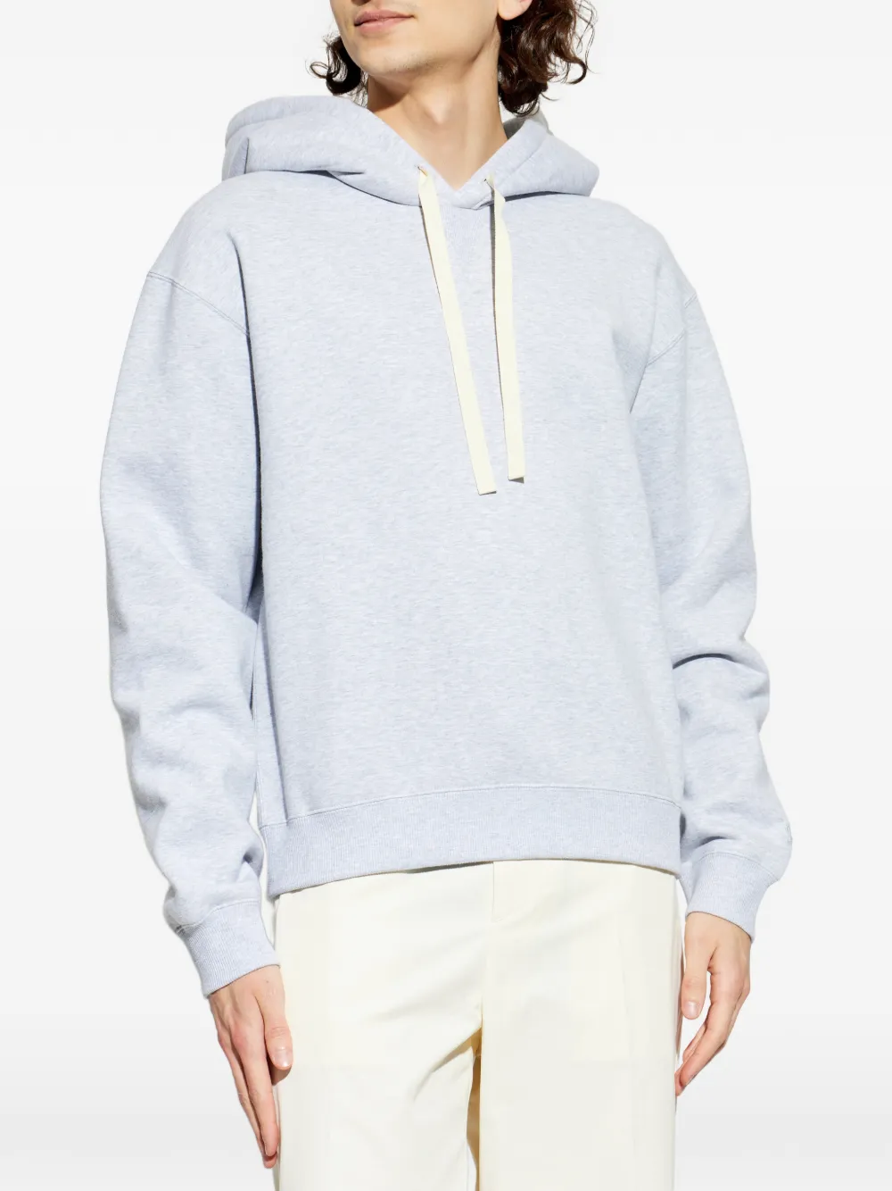 Jil Sander Hoodie met opgestikte zak Grijs