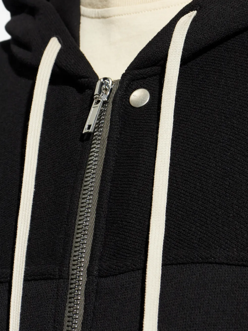 Rick Owens Katoenen hoodie Zwart