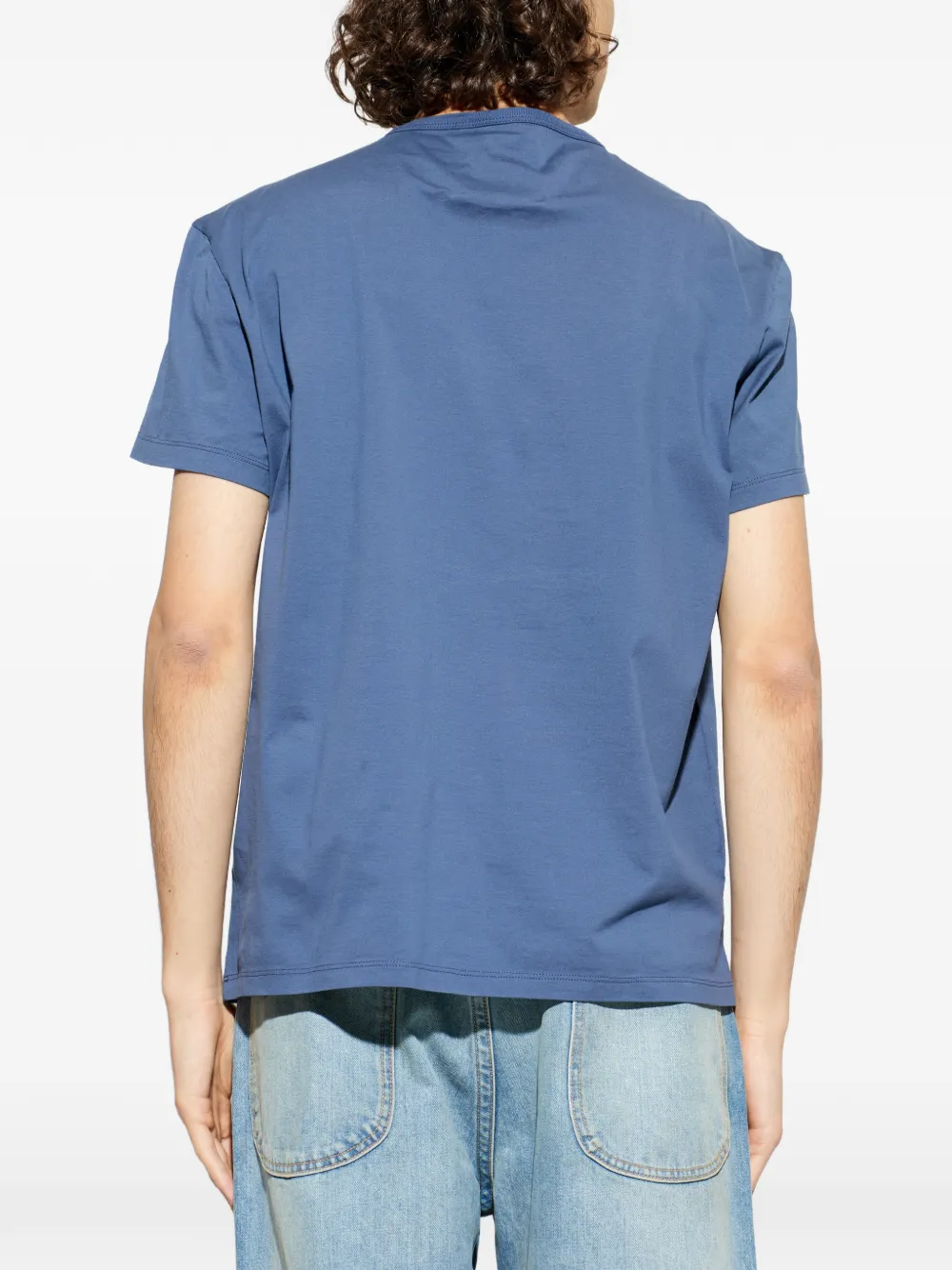 Maison Margiela T-shirt met borduurwerk Blauw