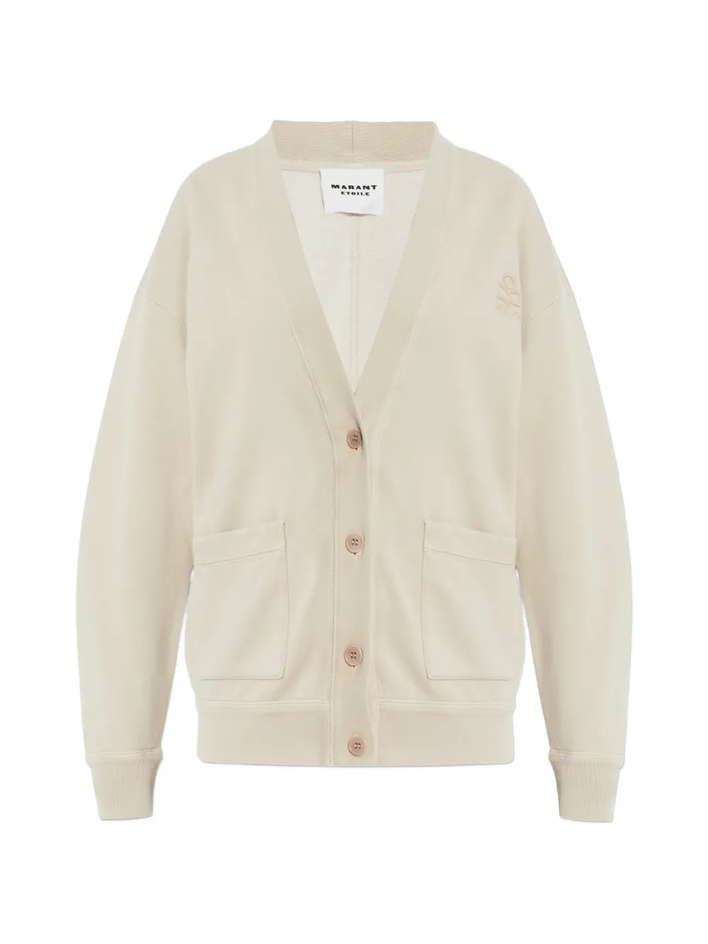 MARANT ÉTOILE Stephy pocket button cardigan - Toni neutri
