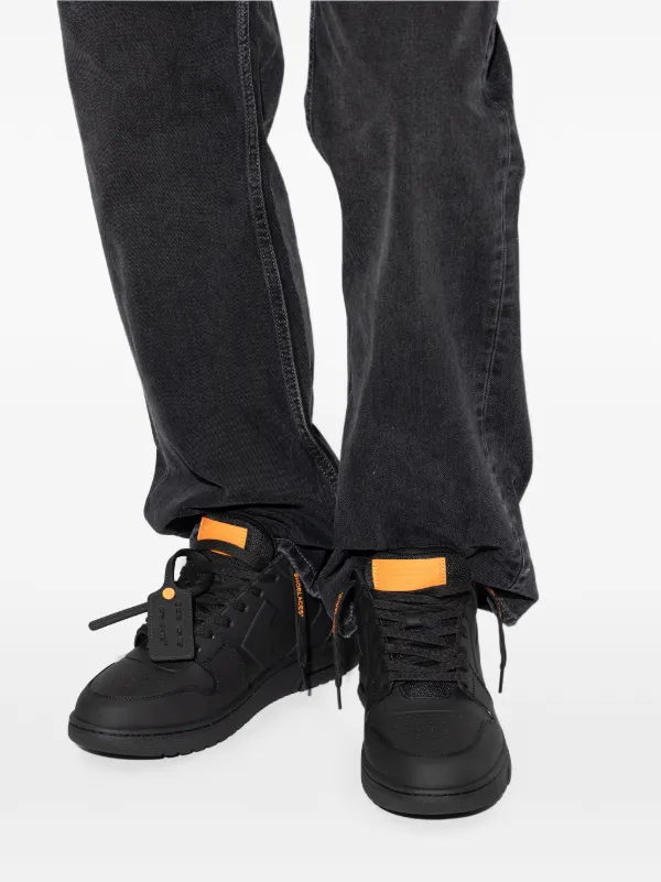 Off-White Out Of Office Molded Sneakers | Black | FARFETCH GE