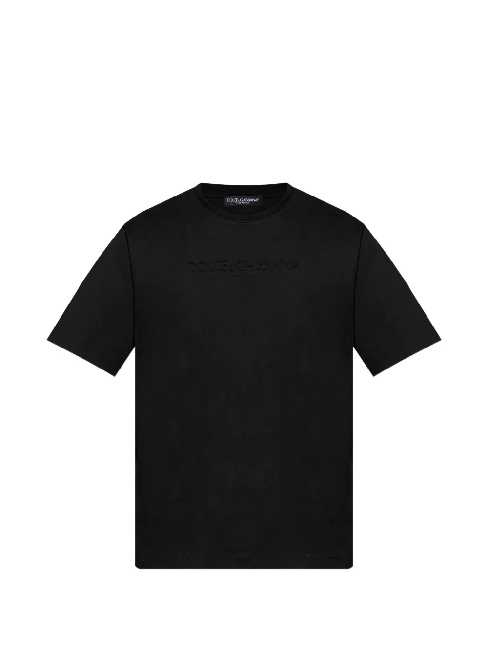 Dolce & Gabbana embossed T-shirt - Nero