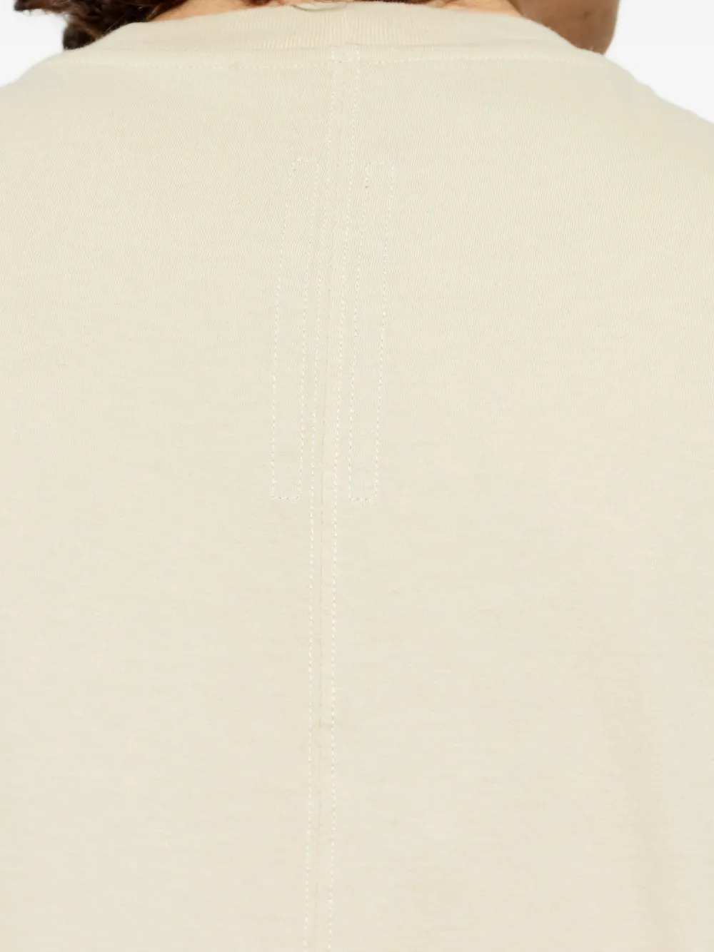 Rick Owens T-shirt met naaddetail Beige