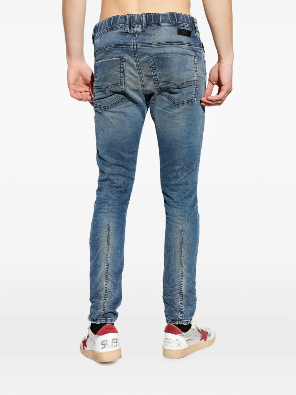 Diesel E-Krooley Jogg jeans met trekkoord Blauw