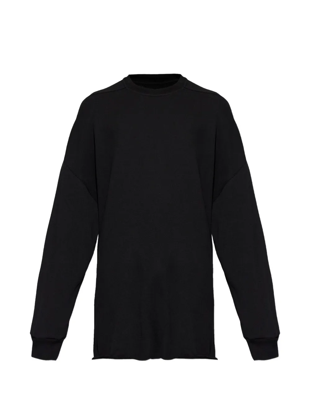 Rick Owens frayed sweatshirt - Nero