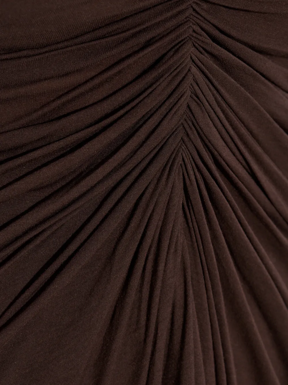 draped V-neck top