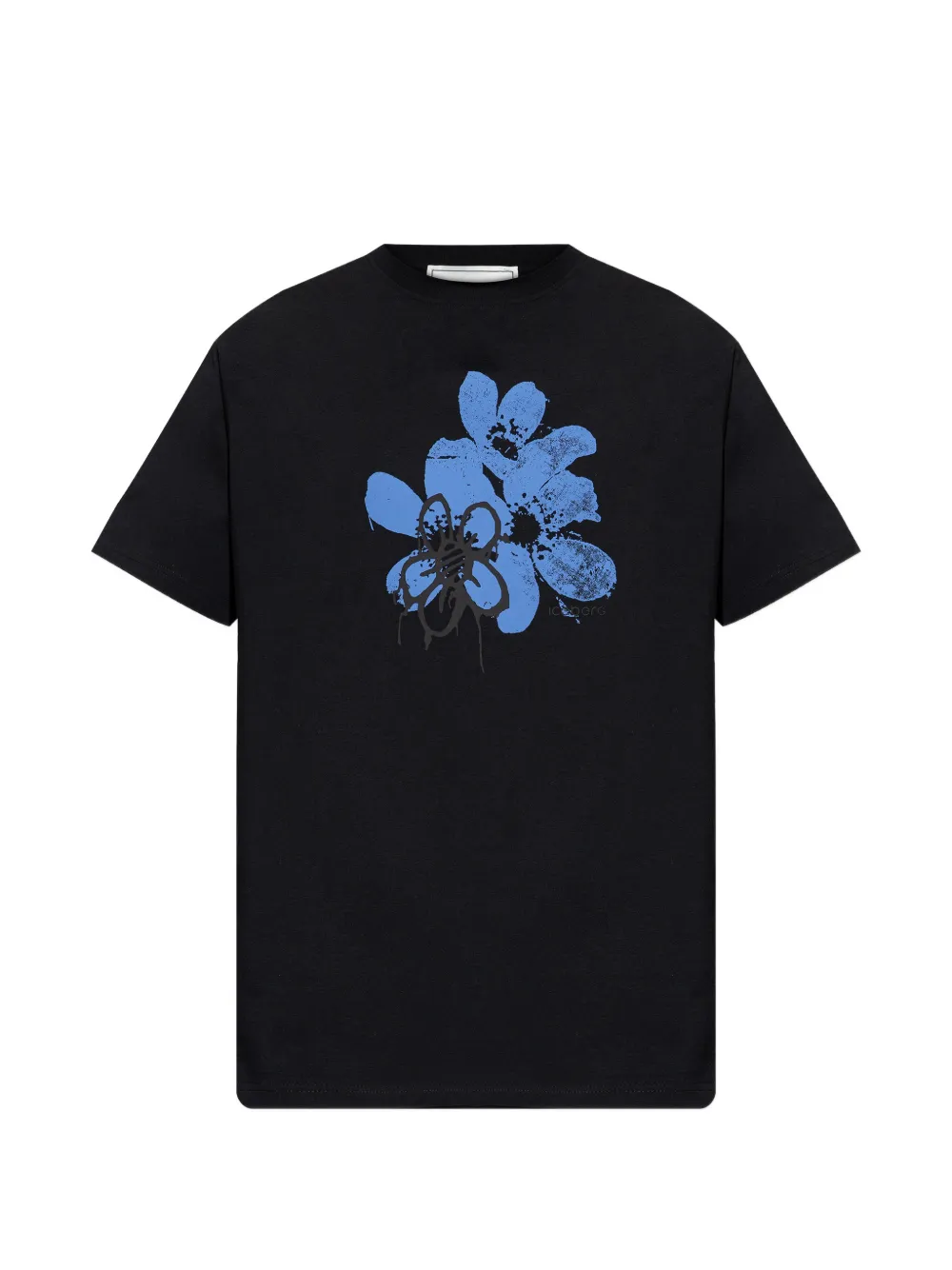 Iceberg floral-print T-shirt - Nero