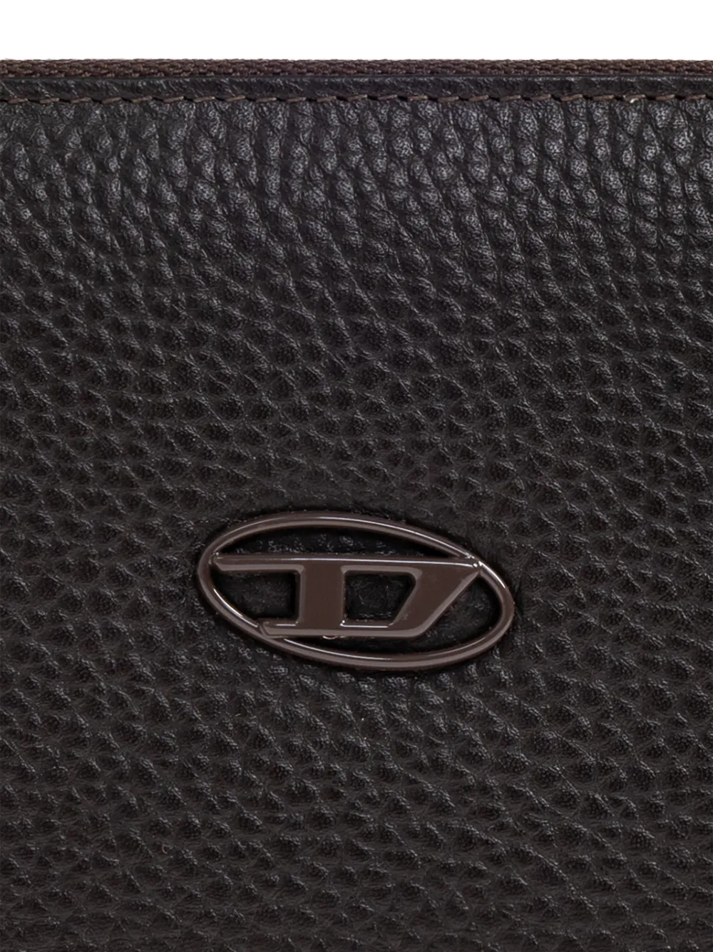 Diesel Portemonnee met logo Bruin