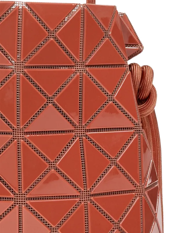 Bao Bao Issey Miyake geometric-pattern Drawstring Bucket Bag