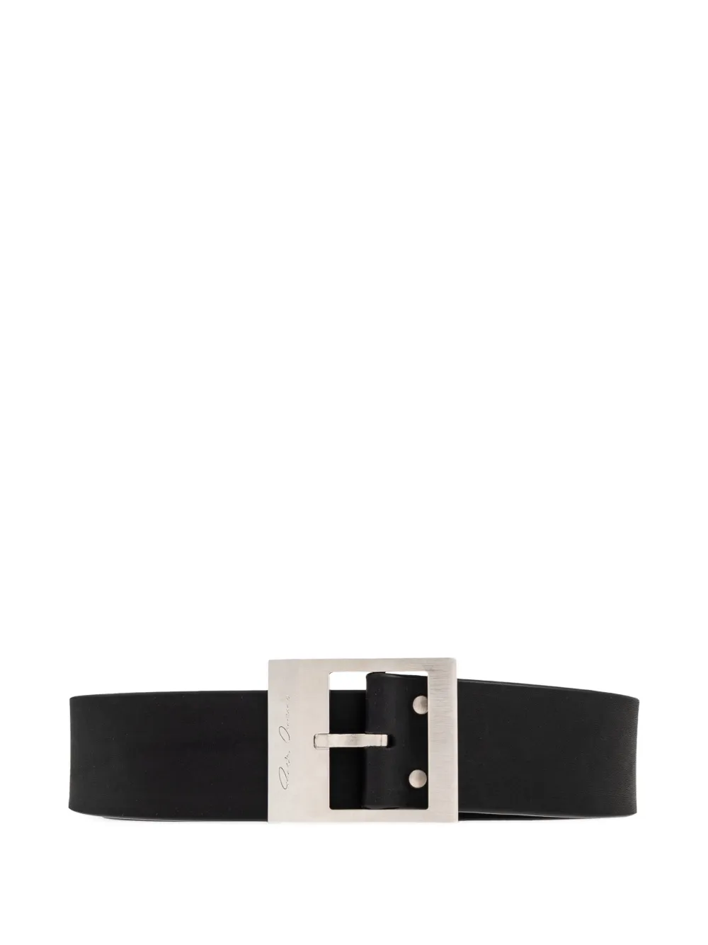 Rick Owens square-buckle belt - Nero