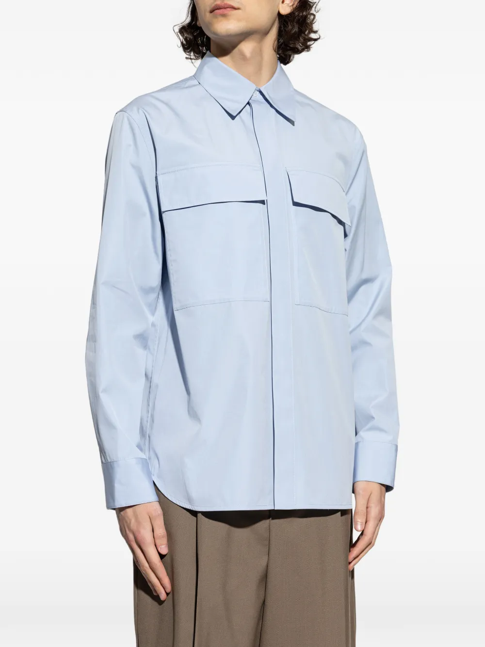 Jil Sander Pocket Shirt | Blue | FARFETCH SG