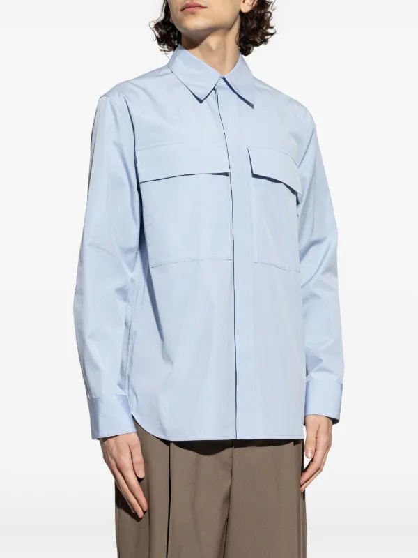 Jil Sander ポケット シャツ | ブルー | FARFETCH JP