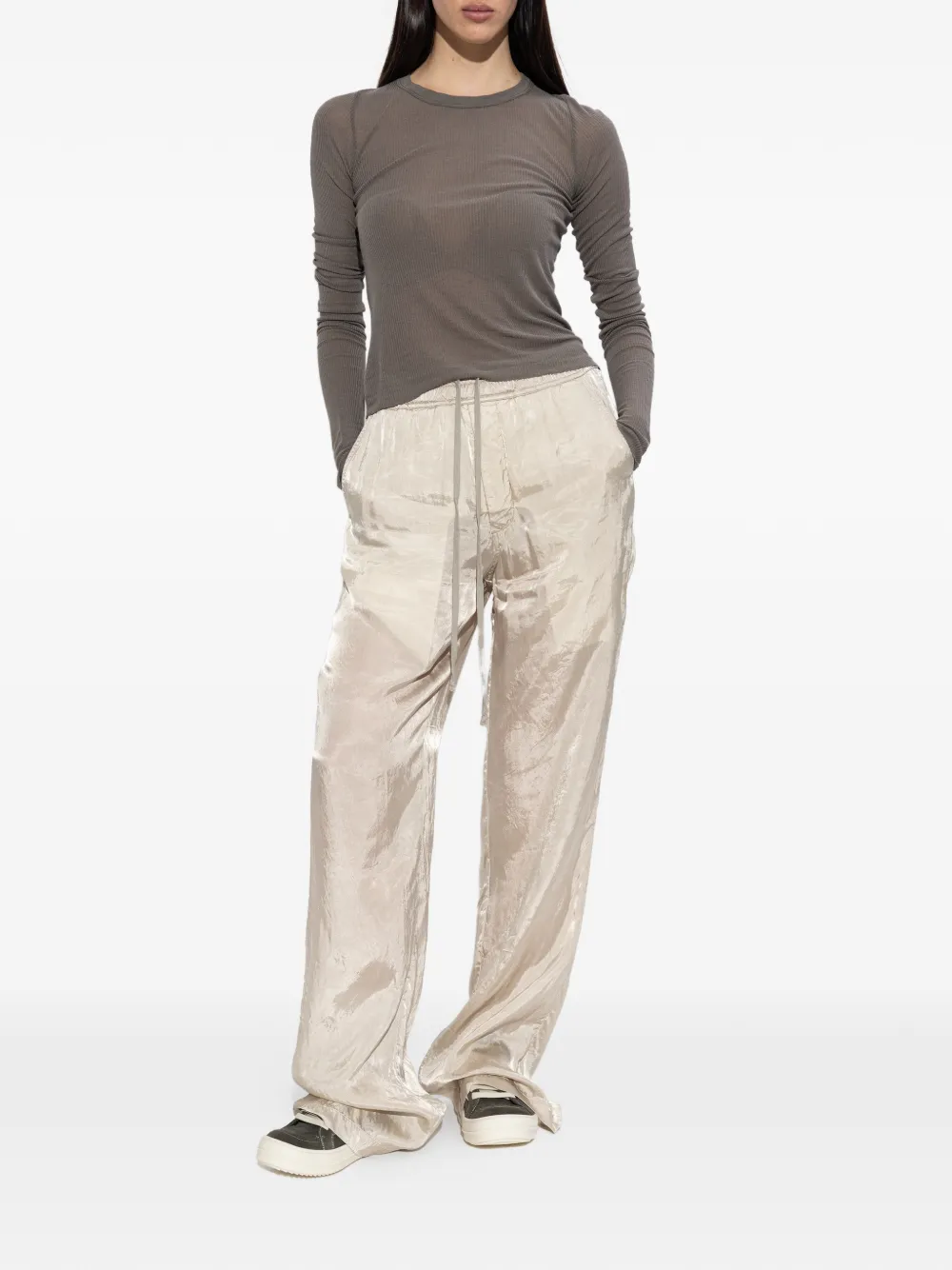 Rick Owens Vintage leren sneakers Zwart