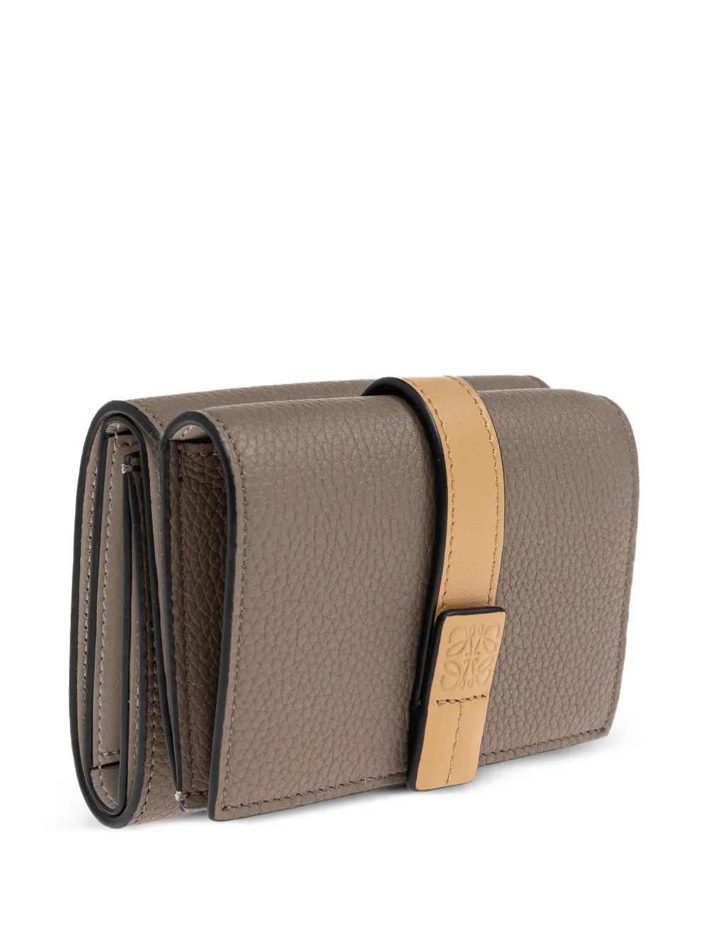 LOEWE flap-strap wallet - Grigio
