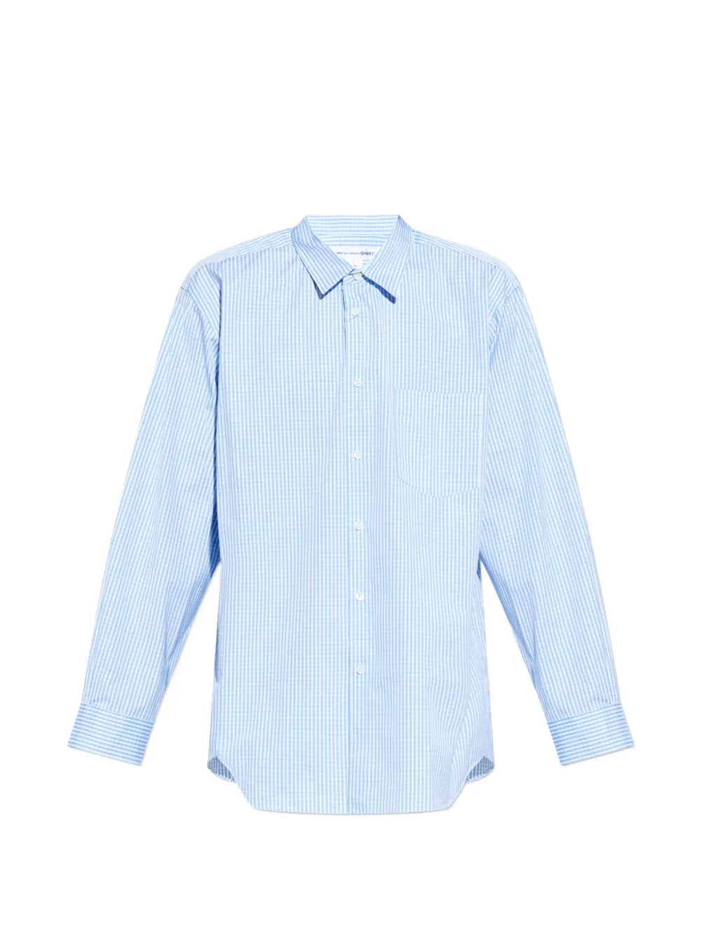 Comme Des Garçons Shirt striped-pattern pocket shirt - Blu