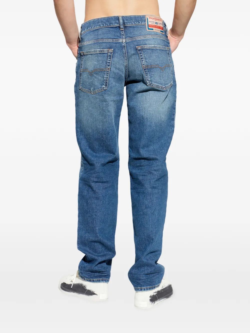 Diesel 2023 D-Finitive jeans met knoopsluiting Blauw