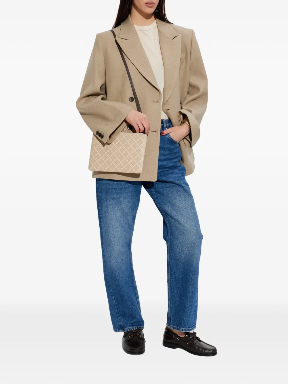  By Malene Birger Ramo Double-breasted Blazer - Neutrals 