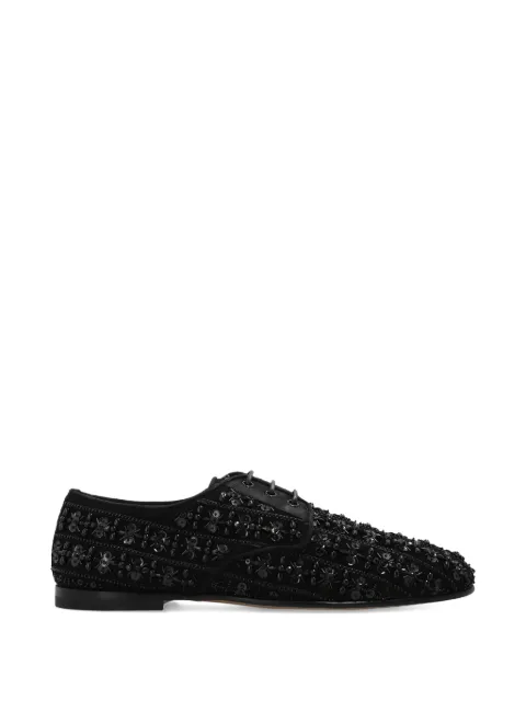 Dolce & Gabbana embellished lace-up sneakers