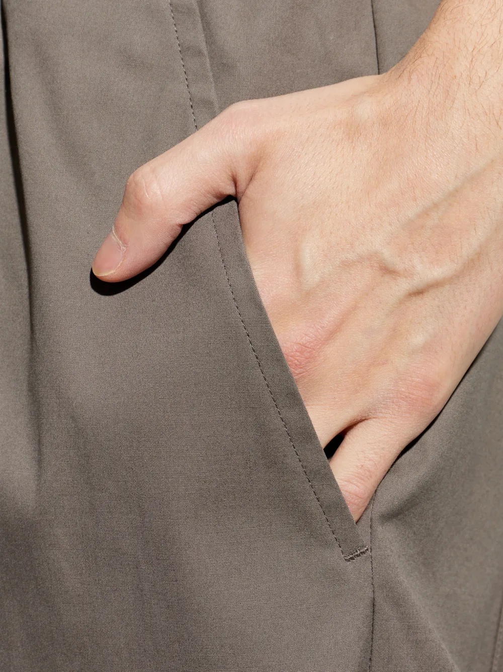 Rick Owens Broek met trekkoord Beige
