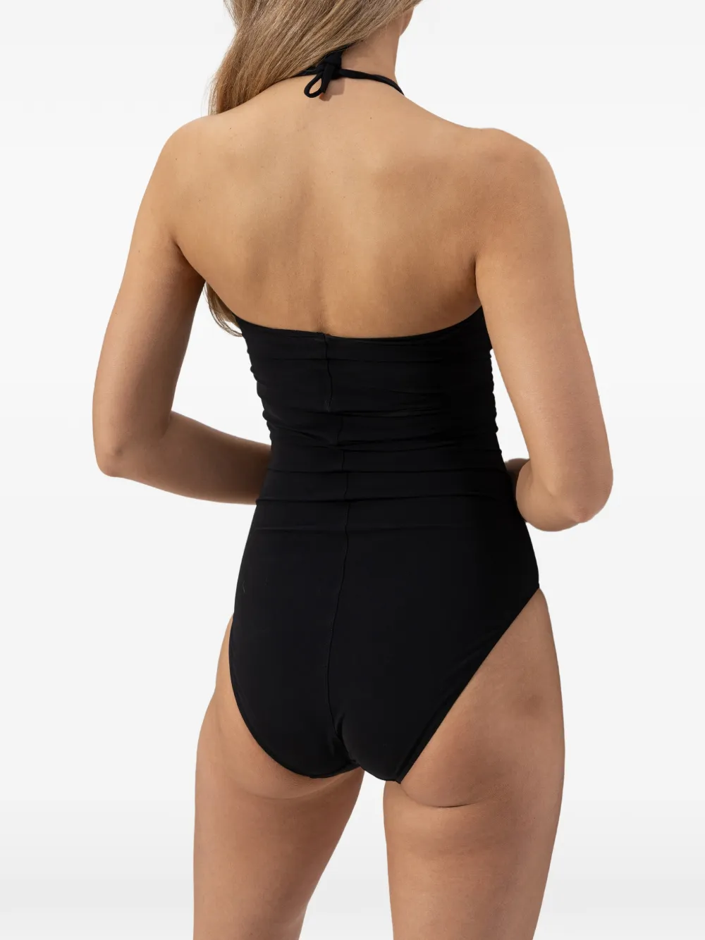 Rick Owens Badpak met uitgesneden detail Zwart