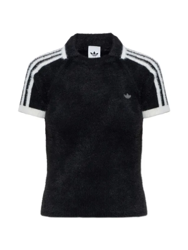 Adidas Cali ストライプ ポロシャツ | ブラック | FARFETCH JP