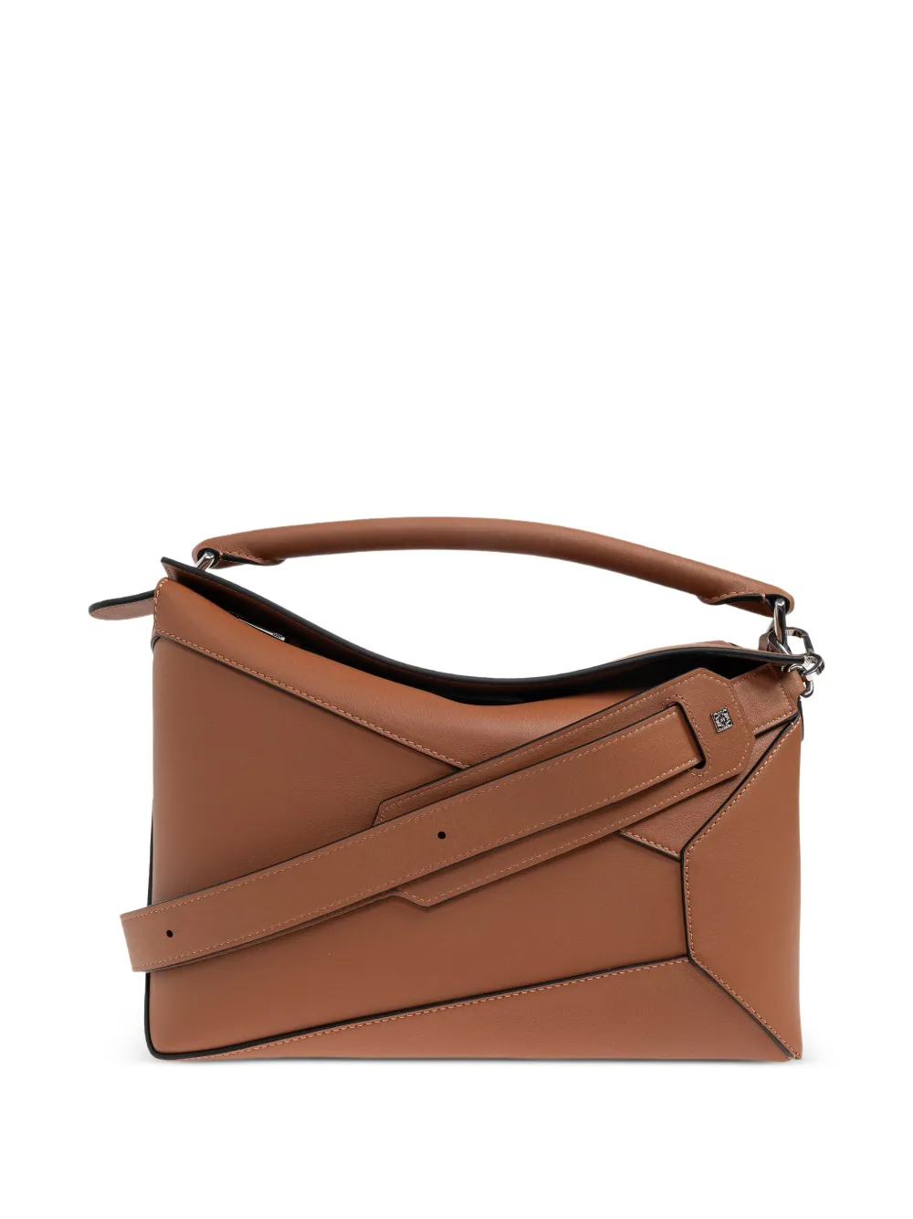 LOEWE small Puzzle Edge tote bag - Marrone