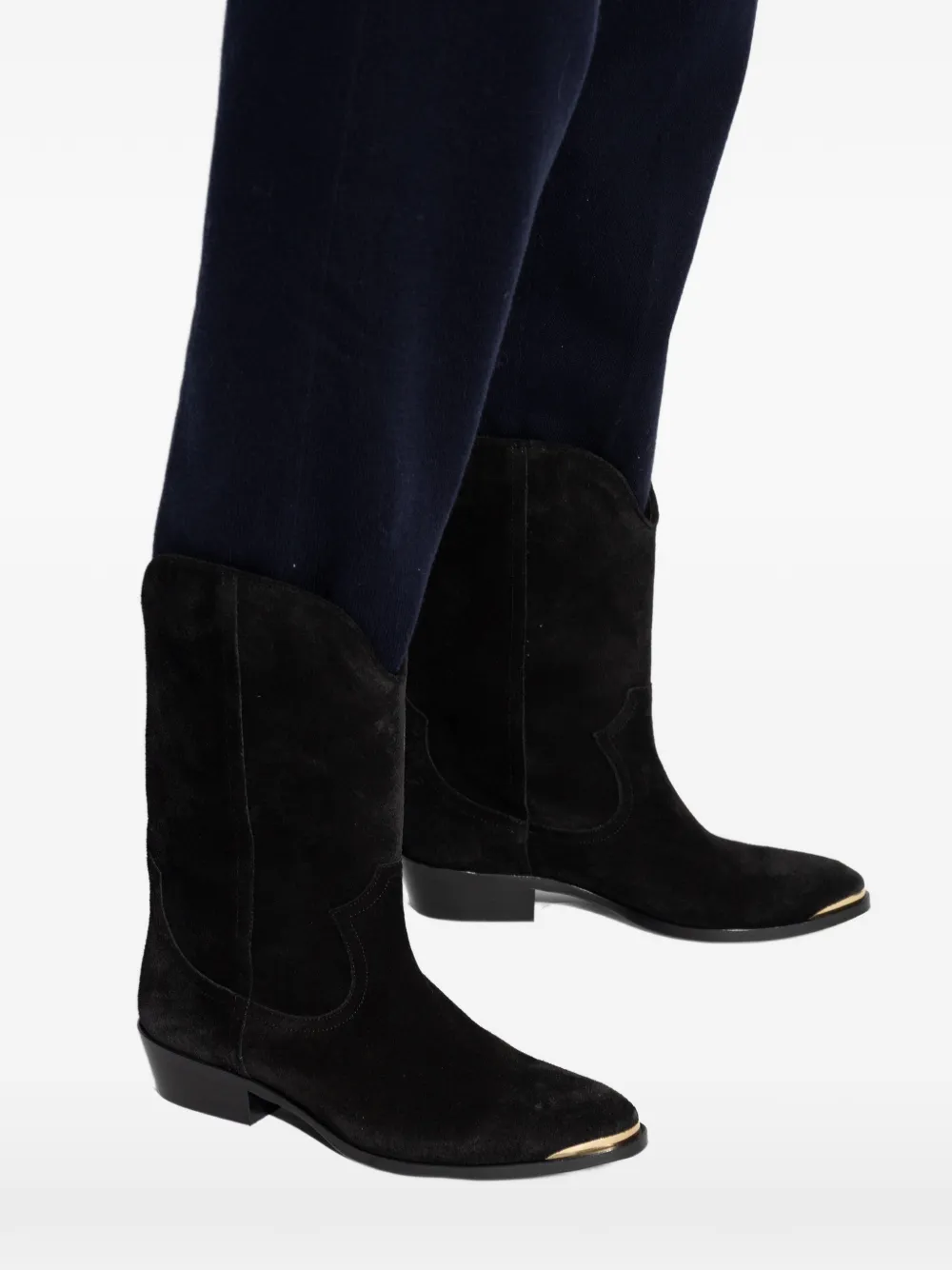 ISABEL MARANT block-heel cowboy boots Zwart