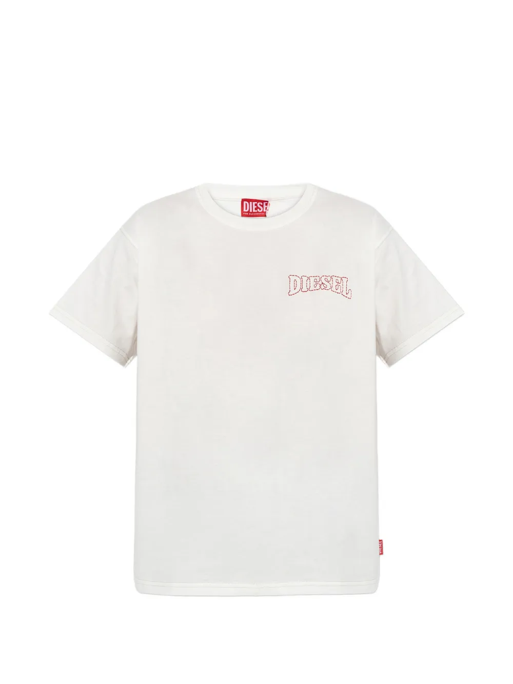 Diesel T-Normy-S17 embroidered T-shirt - Weiß