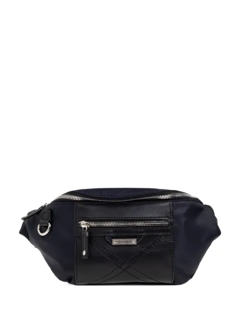 Iceberg zip quilted belt bag