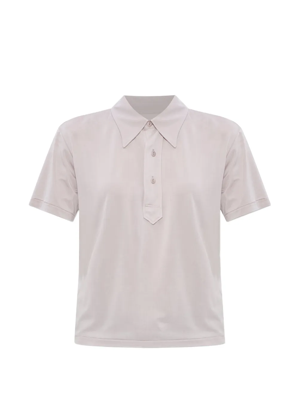 Maison Margiela buttoned polo top - Toni neutri